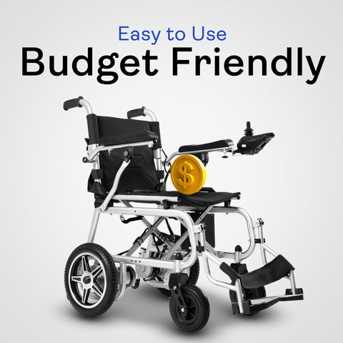 Alton Mobility ARTEMIS PRO-Lightweight Foldable Electric Wheelchair 500W 12 miles (Black)