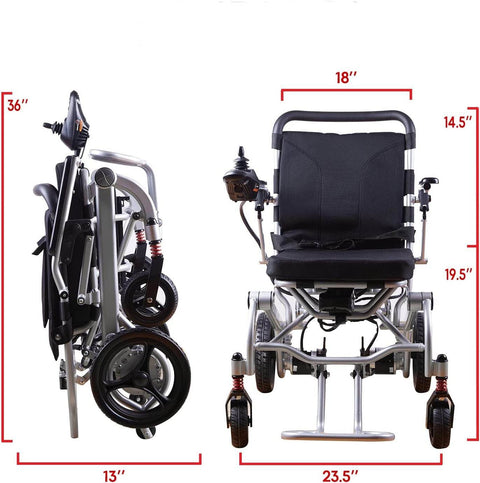Alton Mobility Lightweight Foldable Electric Wheelchair Weight 40lbs - RAGER