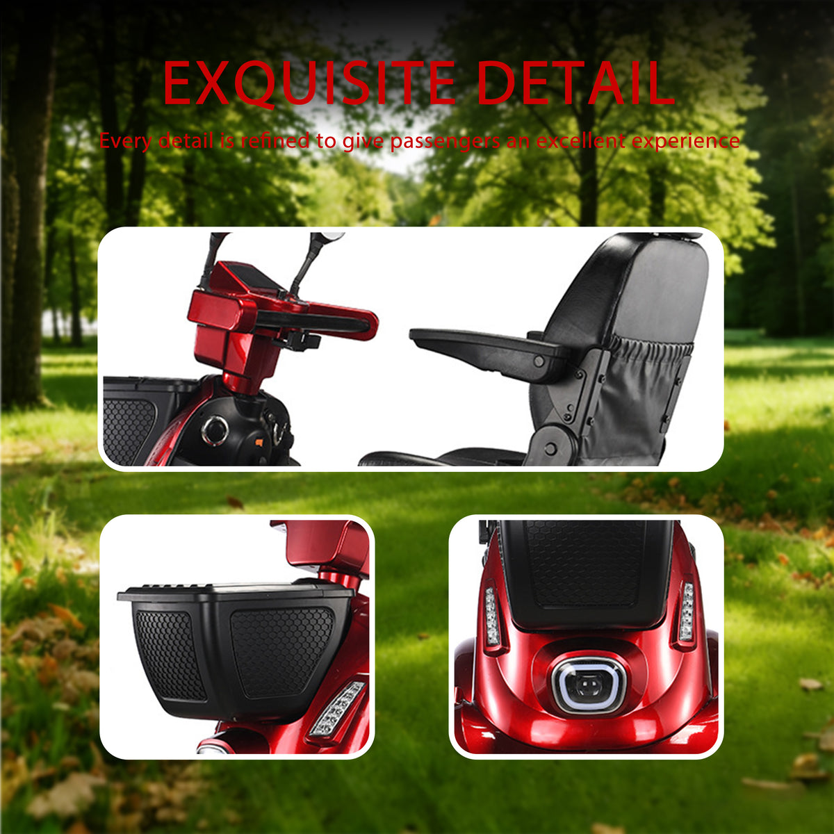 Alton Mobility NINA All-Terrain Mobility Scooter – 800W, 25-Mile Range