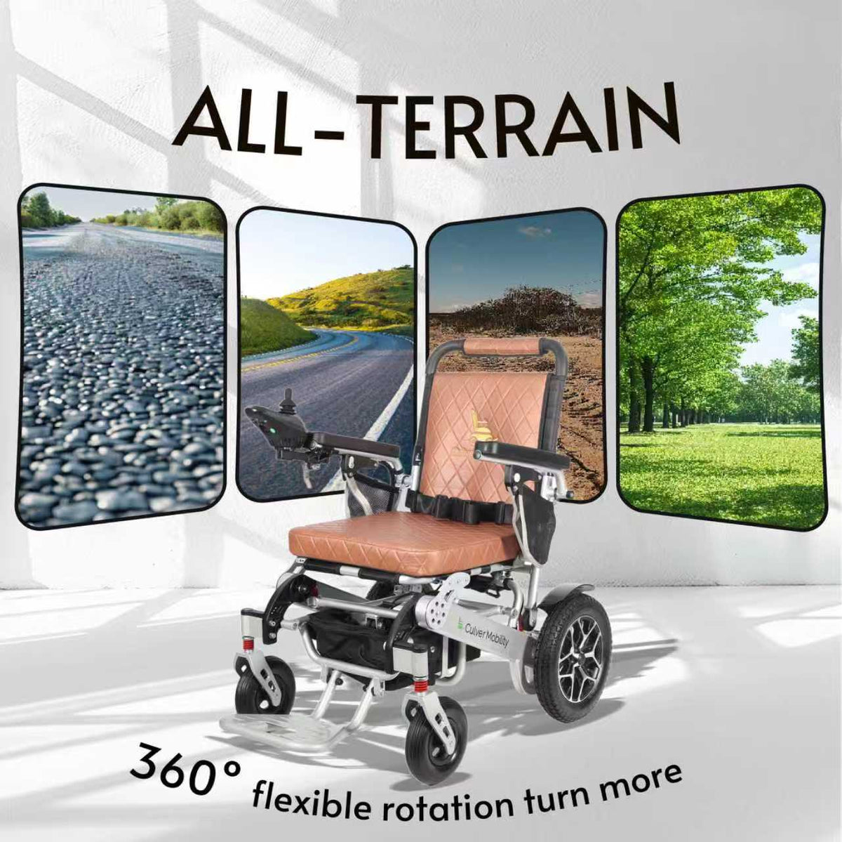 Alton Mobility WOLF Remote Auto-Folding Power Wheelchair – 20-Mile Range