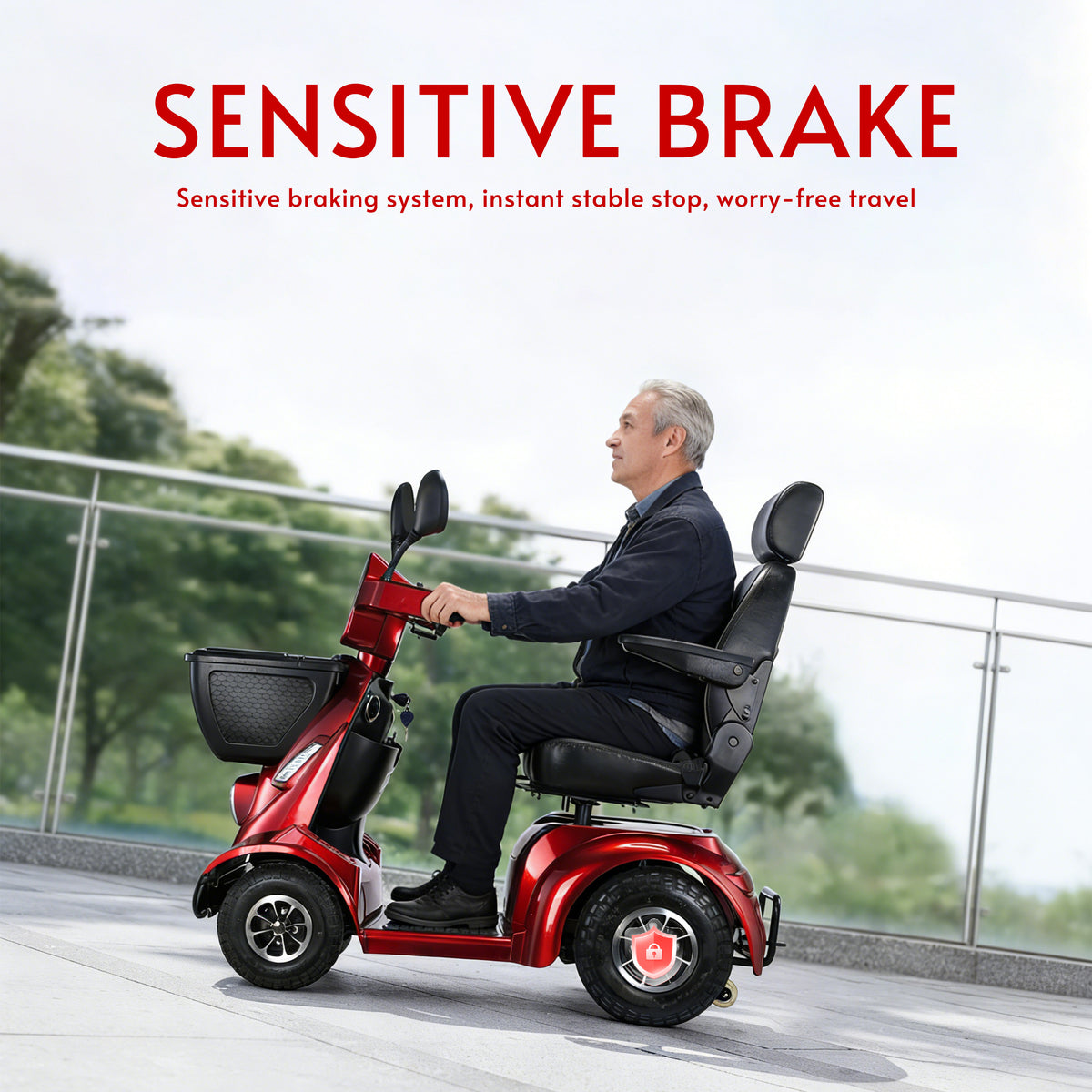 Alton Mobility NINA All-Terrain Mobility Scooter – 800W, 25-Mile Range