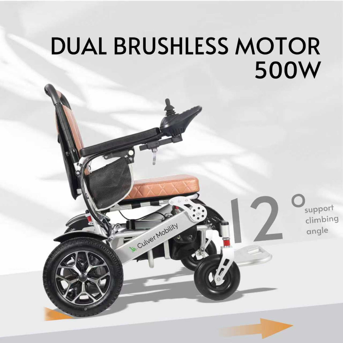 Alton Mobility WOLF Remote Auto-Folding Power Wheelchair – 20-Mile Range