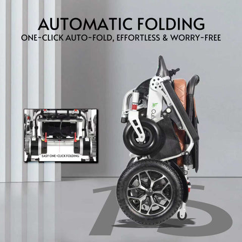 WOLF Remote- One Click Automatic Fold and Unfold  (500W Motor Power) , Longer Range