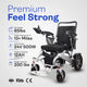 Alton Mobility Folding Lightweight Electric Wheelchair WOLF (Gray)
