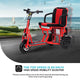 Alton Mobility COUGAR - Folding Electric Mobility Scooter 3 Wheel Lightweight Portable Power Travel Scooters