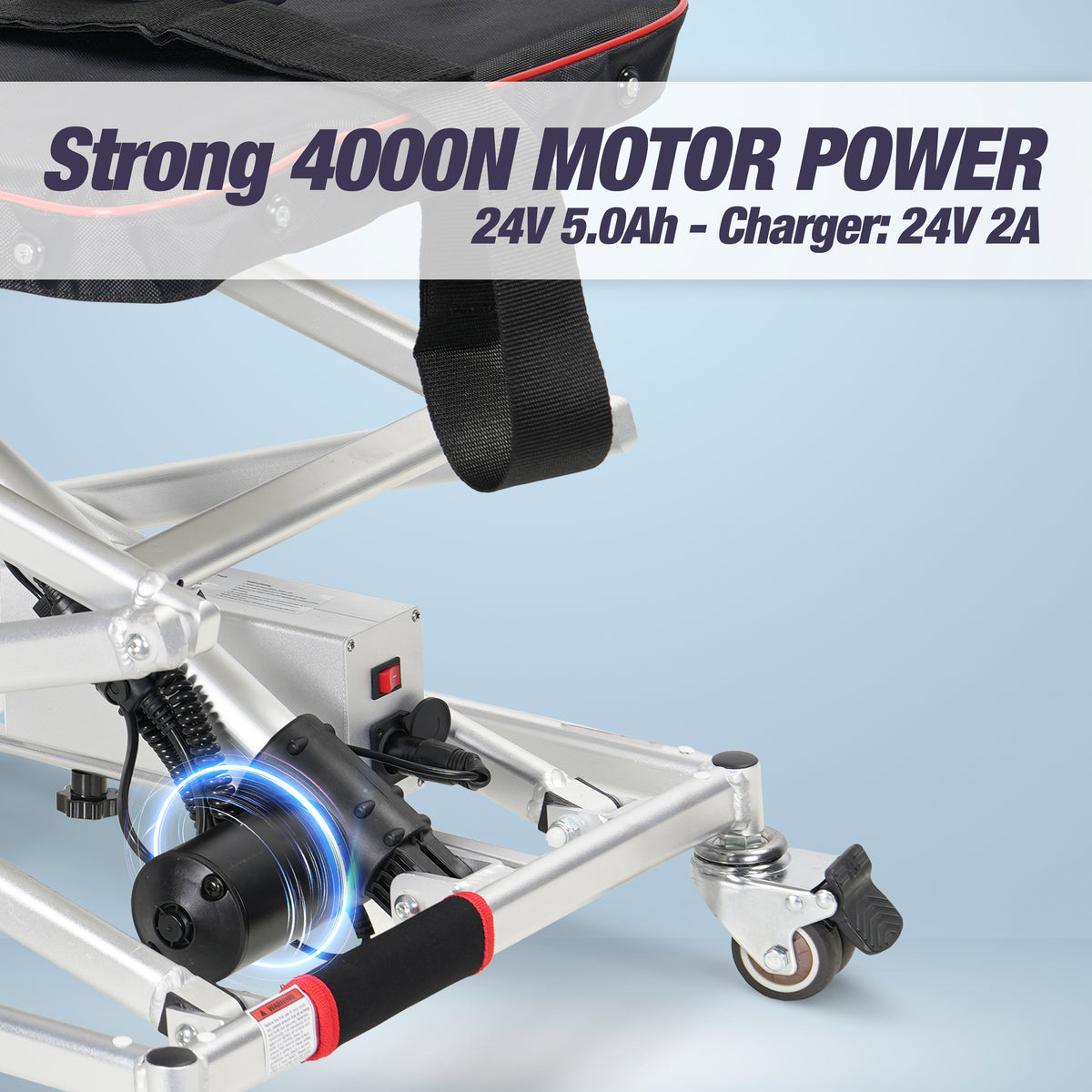 Alton Mobility Portable Car Lift for Folding Power Wheelchairs – Lifts up to 110 lb