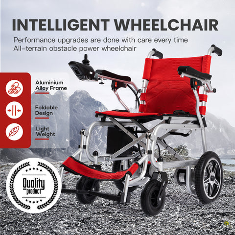 Lightweight Foldable Electric Wheelchair 500W  12 miles ARTEMIS PRO