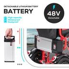 Alton Mobility COUGAR 3-Wheel Folding Mobility Scooter (Red) – 25-Mile Range