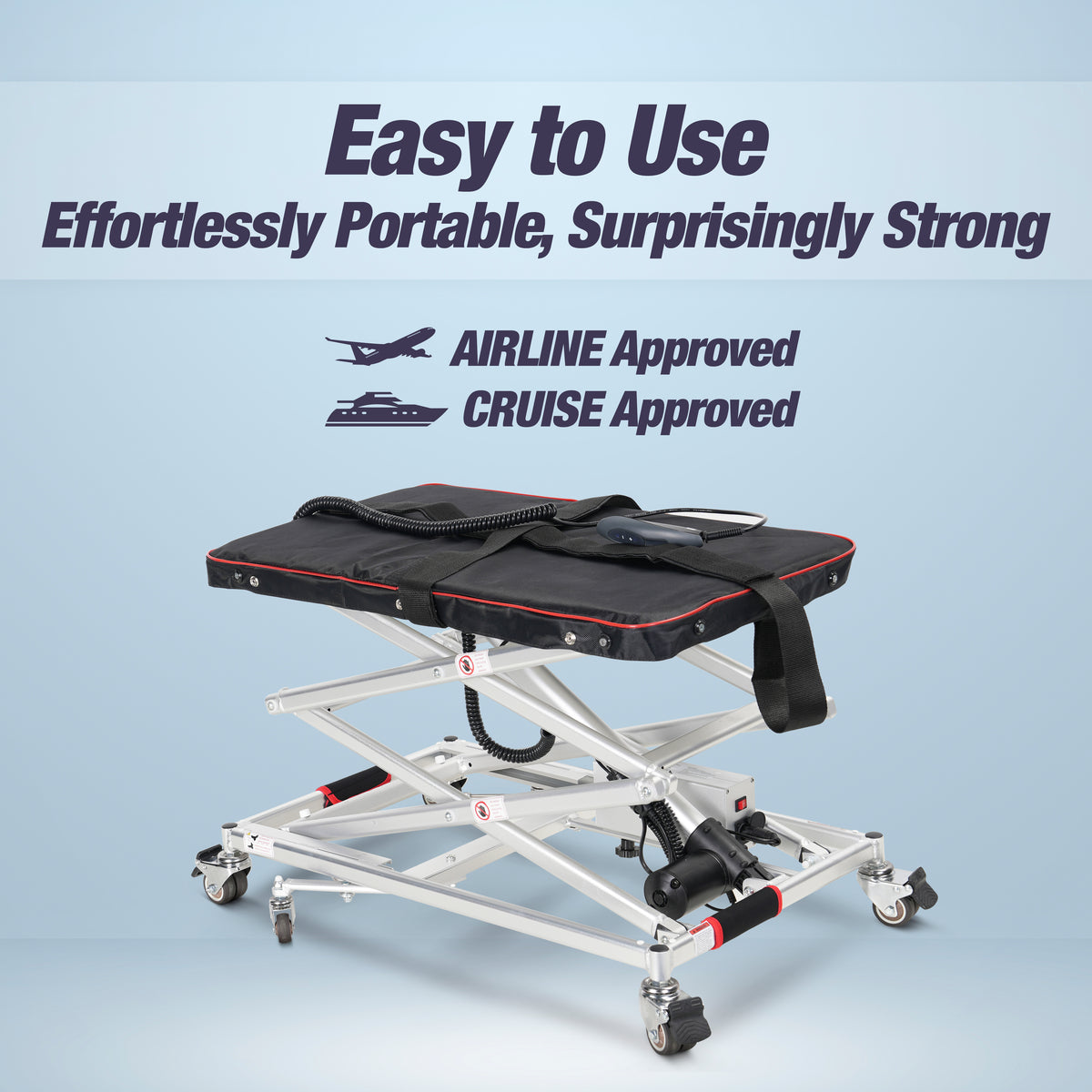 Alton Mobility Portable Car Lift for Folding Power Wheelchairs – Lifts up to 110 lb