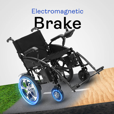 Alton Mobility Lightweight Electric Wheelchair - Artemis - 265lbs Capacity (Black)