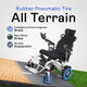 Alton Mobility Reclining Folding Electric Wheelchair 330 lbs-13 SHAWK (Silver)