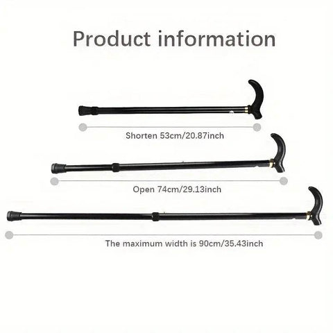 Alton Mobility Adjustable Aluminum Alloy Telescopic Walking Stick