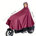 Alton Mobility Waterproof Solid Color Hooded Raincoat