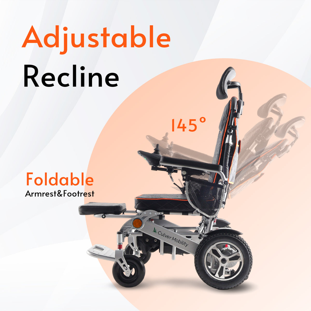 Alton Mobility PANTHER All-Terrain Folding Power Wheelchair – 400 lb Capacity