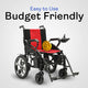 Alton Mobility Lightweight Electric Wheelchair - Artemis - 265lbs Capacity (Red)