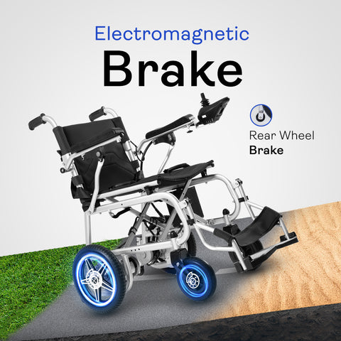 Alton Mobility ARTEMIS PRO-Lightweight Foldable Electric Wheelchair 500W 12 miles (Black)
