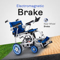 Alton Mobility ARTEMIS PRO-Lightweight Foldable Electric Wheelchair 500W 12 miles (Blue)