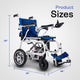 Alton Mobility ARTEMIS PRO-Lightweight Foldable Electric Wheelchair 500W 12 miles (Blue)