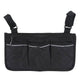 Alton Mobility Black Wheelchair Armrest Organizer Bag for All Models