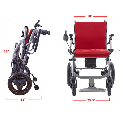 Foldable and Lighweight  Electric Wheelchair Kano   (only 35lbs)