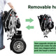 Folding & Divisible Electric Wheelchairs 1 Battery-400lbs -500W- 14Miles
