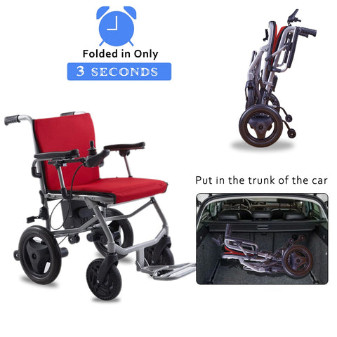 Foldable Light Weight Electric Wheelchair Kano - only 35lbs