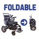 folding electric wheelchair heavy duty