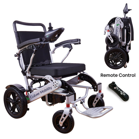 Heavy Duty Electric Wheelchair 330 lbs Tiger (Silver)