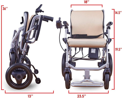 Foldable and Lightest  Electric Wheelchair Kano Lightest (only 35lbs)