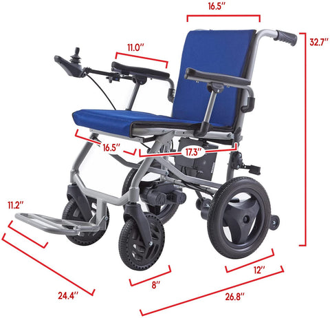 Foldable Light Weight Electric Wheelchair -  Kano - only 35lbs