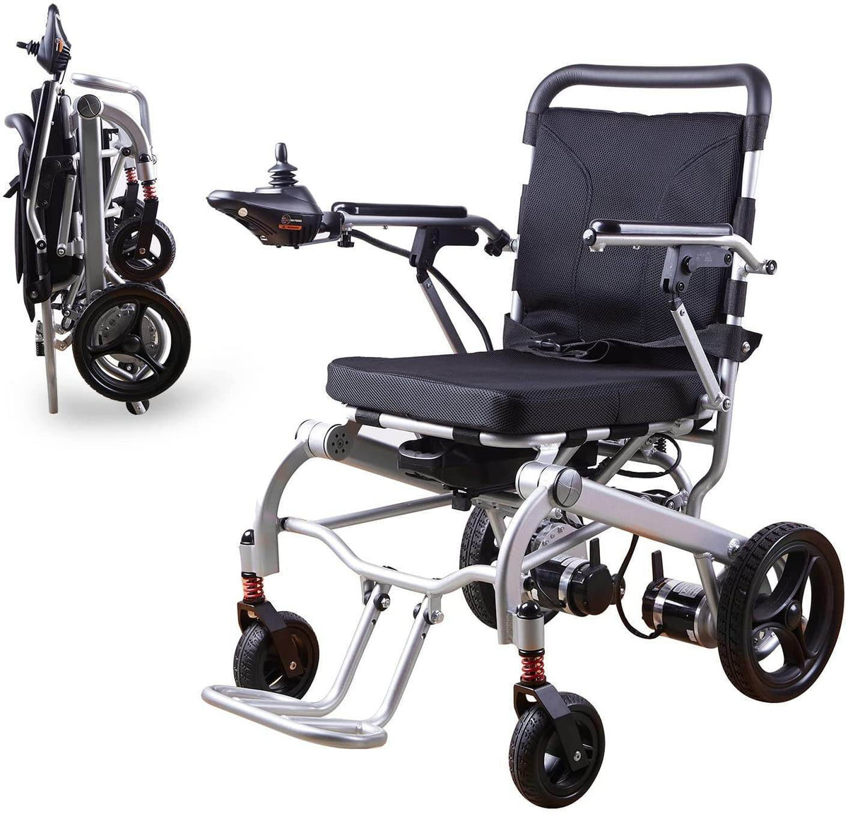 Alton Mobility RAGER Lightweight Folding Power Wheelchair – 40 lb, 1-Second Fold