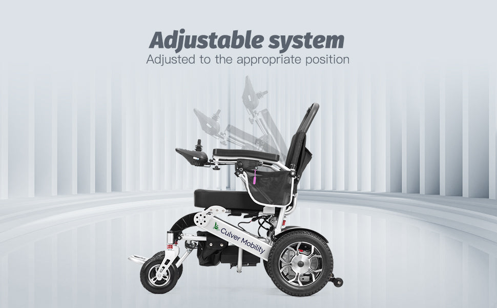Alton Mobility WOLF Auto-Folding Aluminum Power Wheelchair – Folds to 13 in High