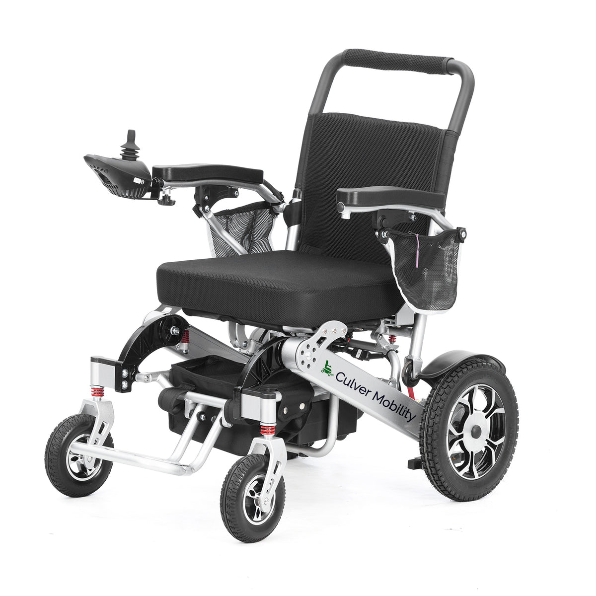 Alton Mobility WOLF Auto-Folding Aluminum Power Wheelchair – Folds to 13 in High