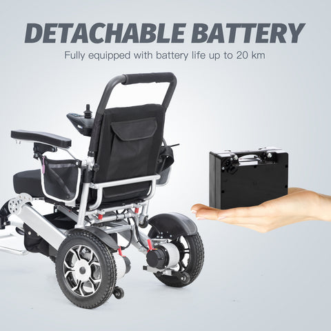 Alton Mobility Electric Wheelchair One Click Automatic Fold and Unfold - Wolf Series